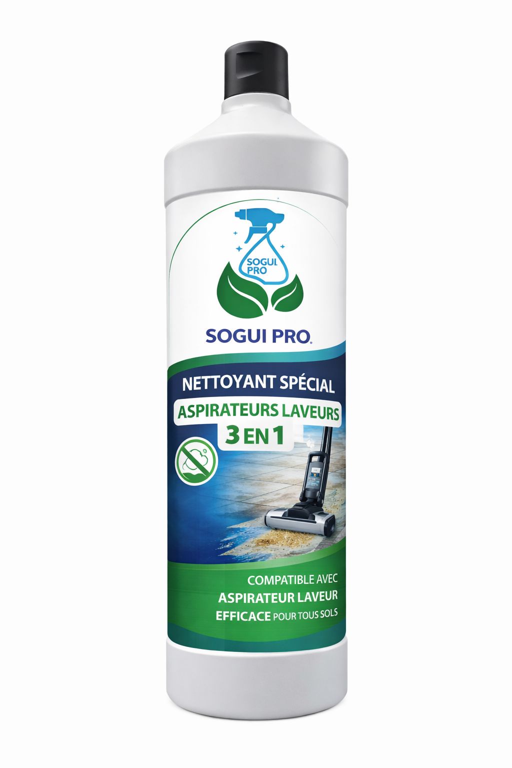 Nettoyant sol robot aspirateur 1L