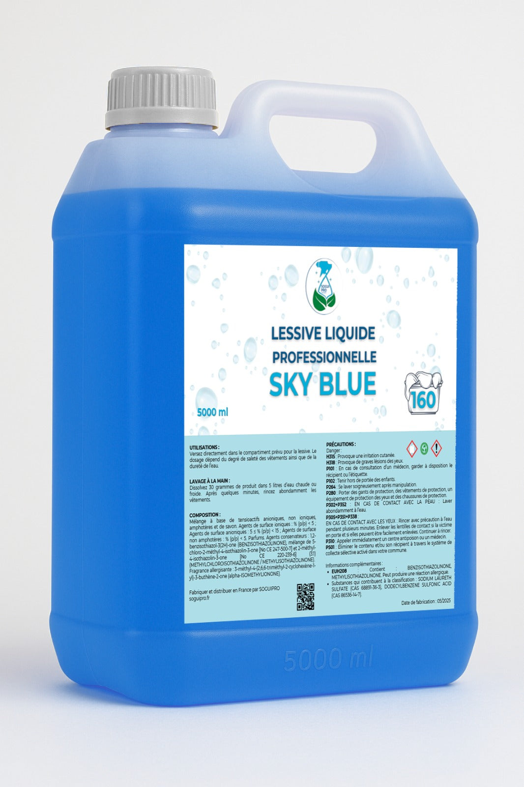 Lessive Concentré Sky Blue 5L
