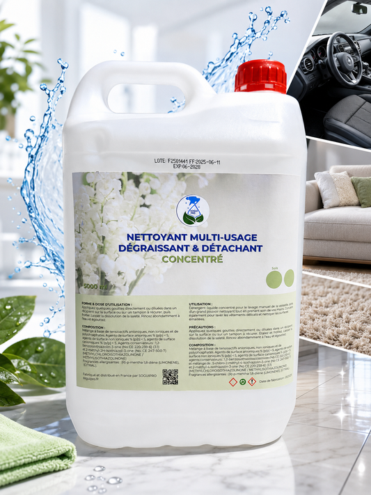 Dégraissant-détachant multi-usages 5L