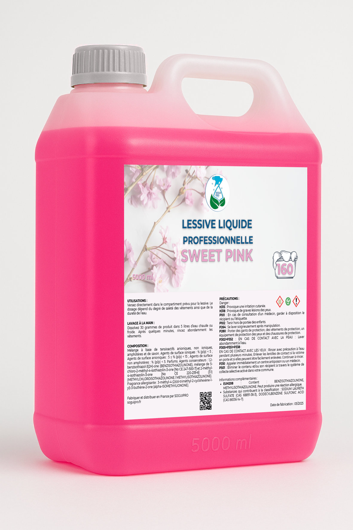 Lessive Sweet Pink 5L