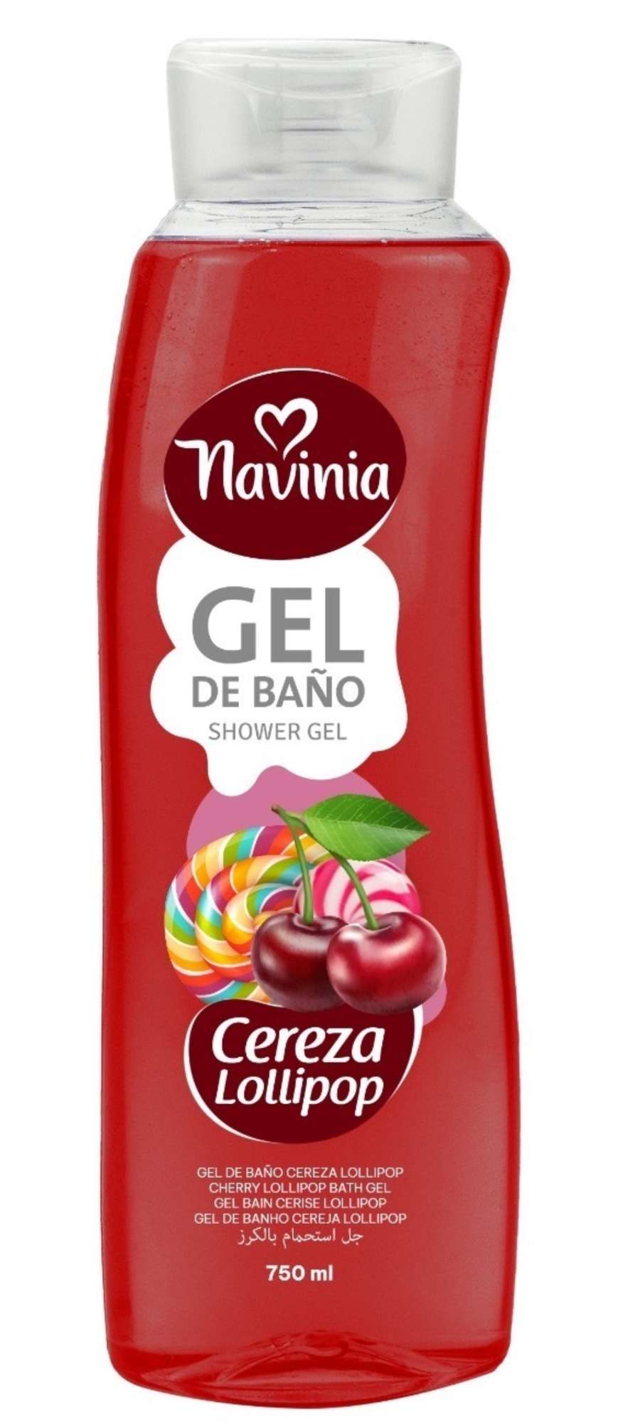 Gel Douche cerise bonbon 750ml