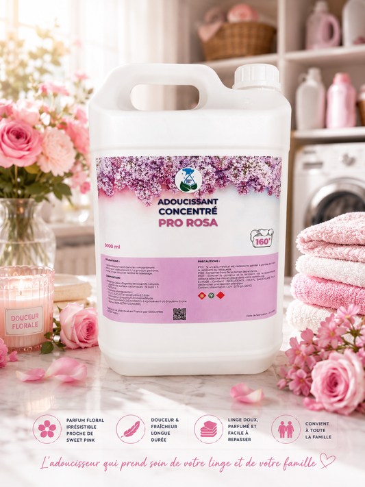 Adoucissant Pro Rosa 5L